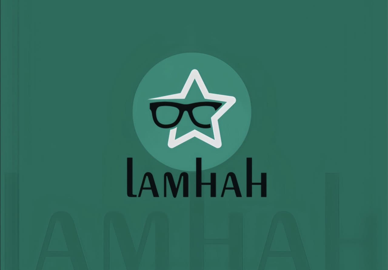 شعار متجر لمحه للنظارات العالميه